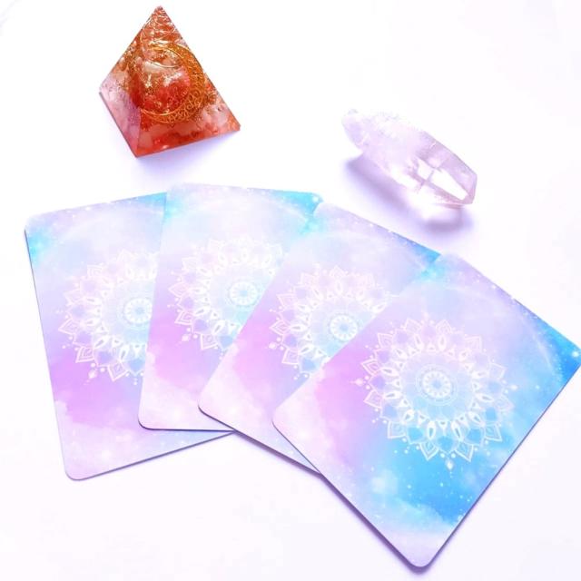 【送料無料】 オルゴナイトスピリチュアルパワーオラクルカード Orgonite Spiritual Power Oracle Cards / 占い タロット ルノルマン konkanipe コーヒーカード インド 本 印刷物 ステッカー ポストカード ポスター_5