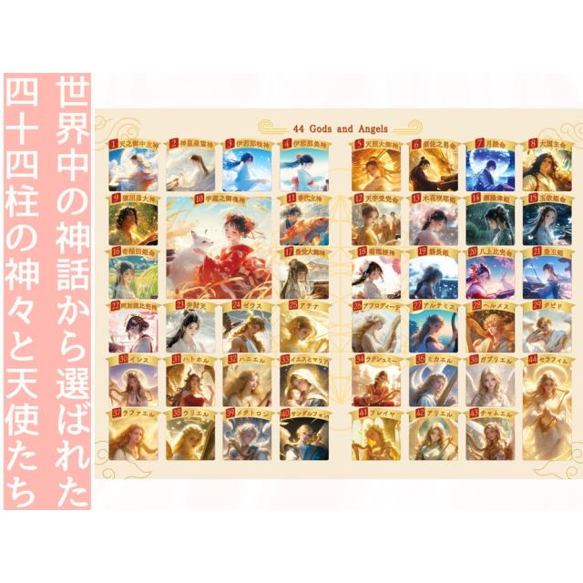【送料無料】 神様セラピー「結ひの界」（ミュージック オラクルカード） God Therapy World of Bonds (Music Oracle Cards) / 占い タロット ルノルマン スピリチュアル JOY出版 コーヒーカード インド 本 印刷物 ステッカー ポストカード ポスター_3