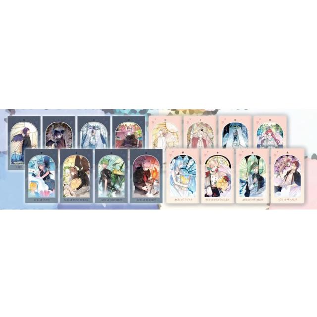 送料無料】 ルナズ ダーク エンジェル ＆ ライト タロット セット