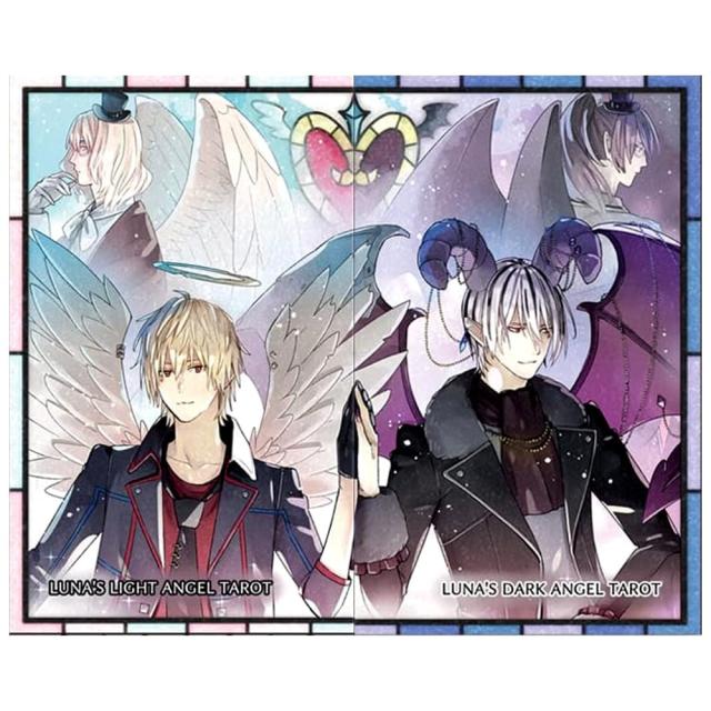 【送料無料】 ルナズ ダーク エンジェル ＆ ライト タロット セット Lunas Dark Angel Light Tarot Set / 占い カード オラクル ルノルマン スピリチュアル ルナファクトリー コーヒーカード インド 本 印刷物 ステッカー ポストカード ポスター