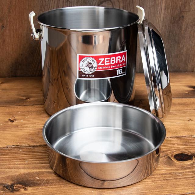 【送料無料】 2個セット】〔16cm 3L〕ブッシュクラフトの定番 ゼブラ社のビリー缶 ビリーポット 焚き火とキャンプの直火調理へ〔ステンレスSUS304製〕 / ビリカン ビリーカン 焚火缶 インド 弁当箱 ランチボックス アジアン食品 エスニック食材_10