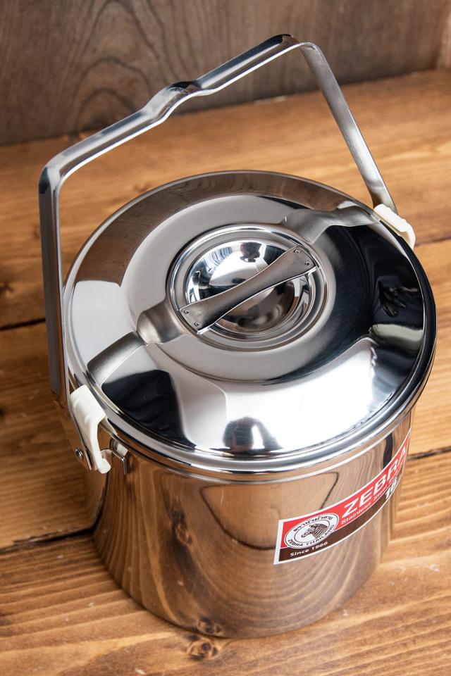 【送料無料】 2個セット】〔16cm 3L〕ブッシュクラフトの定番 ゼブラ社のビリー缶 ビリーポット 焚き火とキャンプの直火調理へ〔ステンレスSUS304製〕 / ビリカン ビリーカン 焚火缶 インド 弁当箱 ランチボックス アジアン食品 エスニック食材_4