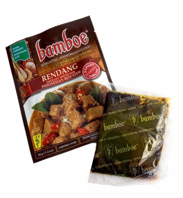bamboe】ルンダンの素【インドネシア料理】 RENDANG バリ 料理の素 ハラル bamboe（バンブー） ナシゴレン 食品 食材  アジアン食品 の通販はau PAY マーケット インド アジアの雑貨と衣料 TIRAKITA au PAY マーケット－通販サイト