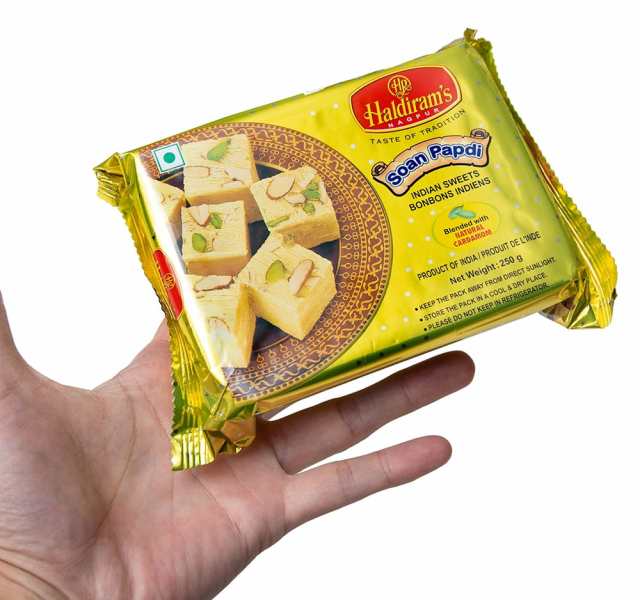 インドのお菓子 ソーン パブディ ピスタチオ リッチ − SOAN PAPDI