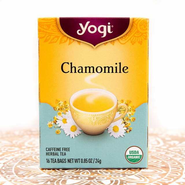 カモミール　インド　オーガニック　アジアン食品　ヨガ　ティーバック　Chamomile【Yogi　au　アジアの雑貨と衣料　tea　マーケット　TIRAKITA　ヨギティー】　エスニック食材の通販はau　ハーブティー　PAY　PAY　マーケット－通販サイト