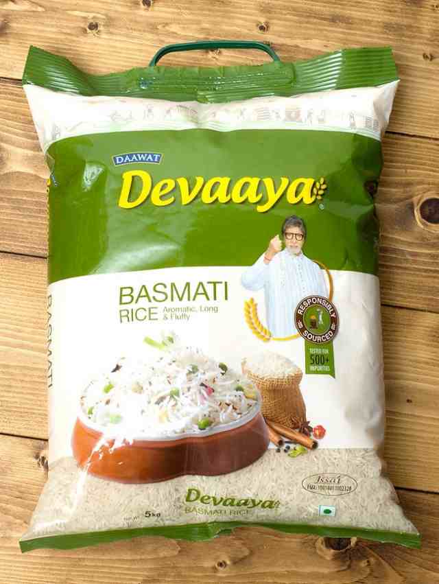 バスマティライス 5kg Devaaya Basmati Rice Daawat インド料理 パキスタン アミターブ Daawat ダーワット 米 粉 豆 ライスペーの通販はau Pay マーケット インド アジアの雑貨と衣料 Tirakita