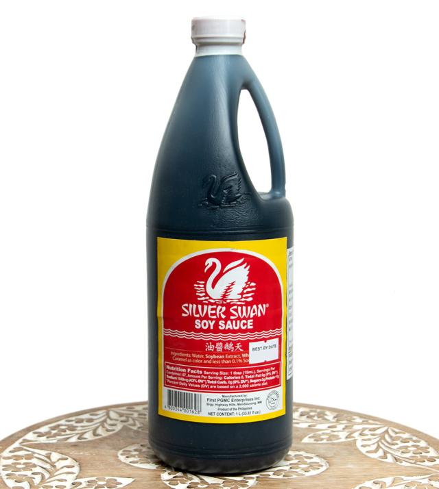 シルバースワン ソイソース 醤油 SILVER SWAN SOY SAUCE 油醤鵝天 1L / アジア 調味料 シルバースワン(SILVER