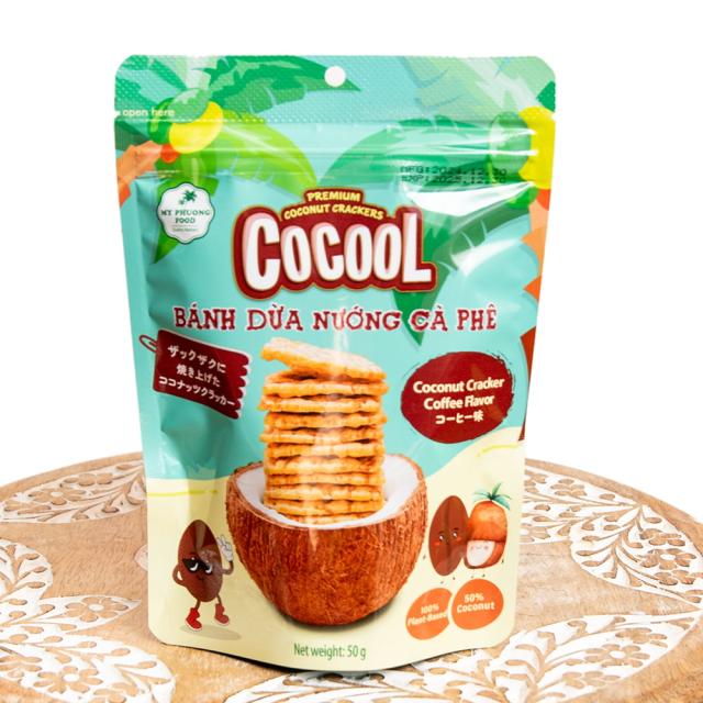 ローストココナッツクラッカー コーヒーフレーバー 50g【COCOOL】 / ベトナム ココナッツスナック COCOOL(コクール) お買い得 ...