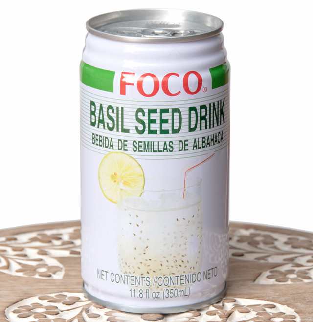 バジルシード ドリンク Basil Seed Drink 350ml Foco タイ ジュース ぷちぷち ダイエット Foco フーコー 変わりもの食品 お菓子 の通販はau Pay マーケット インド アジアの雑貨と衣料 Tirakita