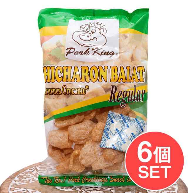 6個セット】チチャロン バラット 豚皮の唐揚げ CHICHARON BALAT