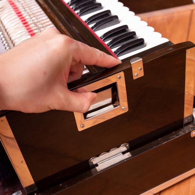 【送料無料】 【Kartar Music House社製】ポップアップハルモニウム 32鍵 2リード 3ドローンタイプ / Harmonium ピアノ インド 楽器 鍵盤楽器 民族楽器 インド楽器 エスニック楽器 ヒーリング楽器_13