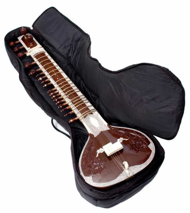 シタール インド楽器 民族楽器 弦楽器 現状品 - 楽器、器材