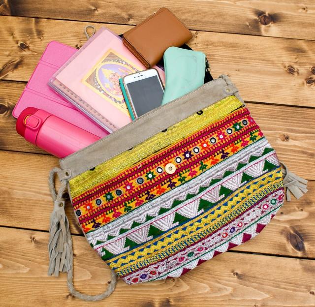 送料無料】 【一点物】アラブのショルダーバッグ Lサイズ / アラブ