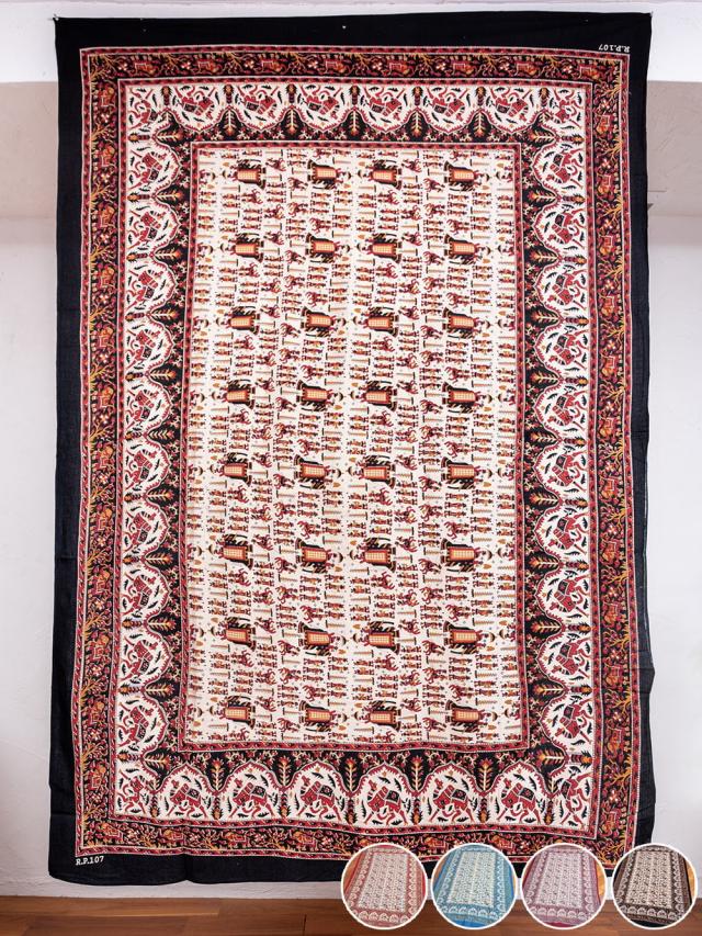 圧縮発送 花模様飾りパッチワーク用途色々ハンドメイドベッドカバー