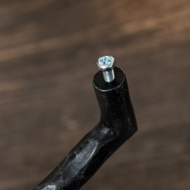 【送料無料】 【10個セット】槌目仕上げ アイアンドアハンドル ヴィンテージ調 幅12.5cm / 取っ手 プルノブ DIY インテリア アンティーク調 インド アジア エスニック 雑貨_5