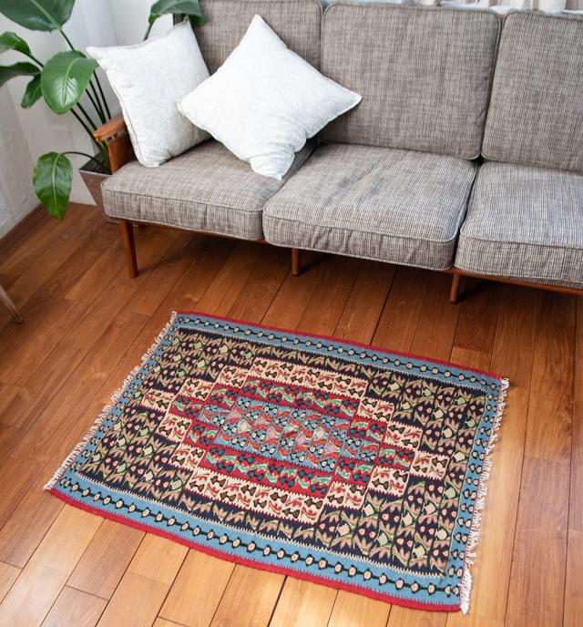 送料無料】 【一点物】バルーチ カル ムハマディ族 遊牧民による草木染