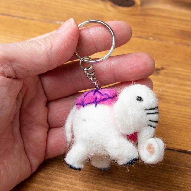 もこもこぞうさんのキーホルダー フェルト ゆるキャラ インド雑貨 ネパール雑貨 エスニック アジアの通販はau Pay マーケット インド アジアの雑貨と衣料 Tirakita