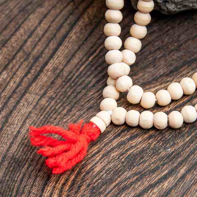 インドの数珠 白檀 / ネックレス 首飾り アジア エスニック