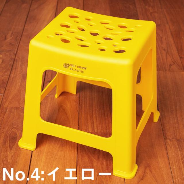 Viet Nhat社製 小さくてかわいい！本場ベトナムの屋台椅子 重ね収納OK