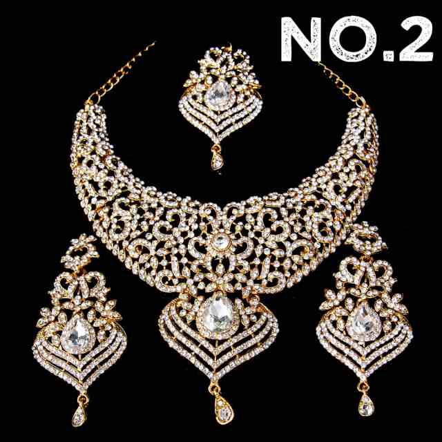 送料無料】 インドアクセサリー3点セット〔ネックレス ピアス