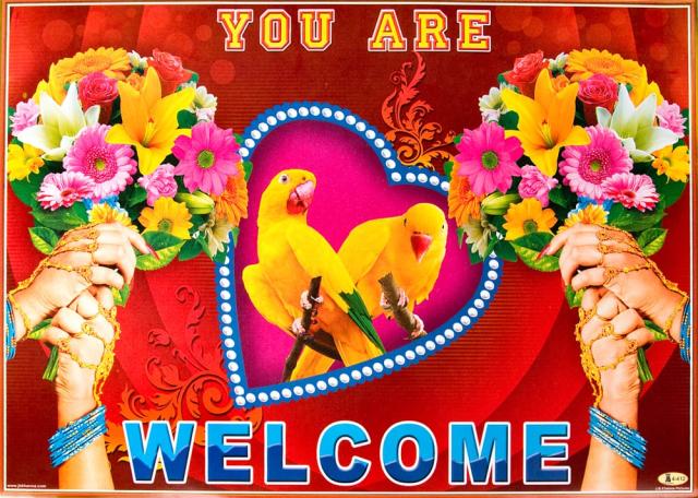 インドの大判ウェルカムポスター オウムと花 お祝い ヒンドゥー教 神様 本 印刷物 ステッカー ポストカードの通販はau Pay マーケット インド アジアの雑貨と衣料 Tirakita
