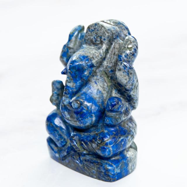 タイガーアイ　ガネーシャ像　夢をかなえる象　商売繁盛　学問　金運　開運　天然石　パワーストーン インドの神様 ガネーシャの置物 縁起物 ガネーシャ 置物 ガネーシャ像