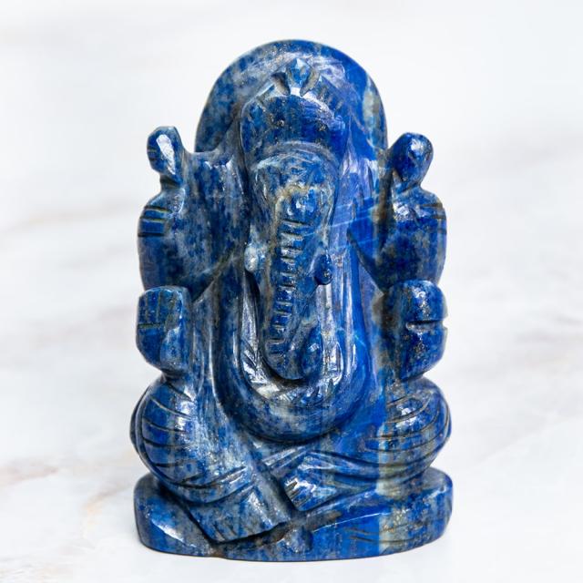 エジプト ラピスラズリ ファラオ 像 ラピスラズリ 像