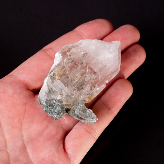 【送料無料】 【一点物】 ヒマラヤ水晶原石 【107.5g】ポイント クローライト ルチル セルフヒールド バーコード / クリスタル ヒマラヤ産 天然石 宝石 ジャイプール ジュエル ジュエリー パワーストーン 化石 エスニック アジア インド アクセサリー アンクレット ピアス リ_5