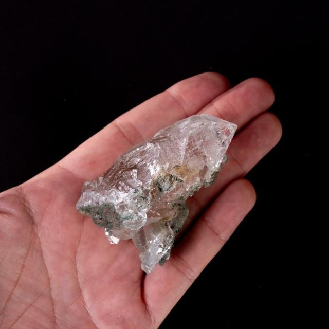 送料無料】 【一点物】 ヒマラヤ水晶原石 105.5g】ルチル クローライト