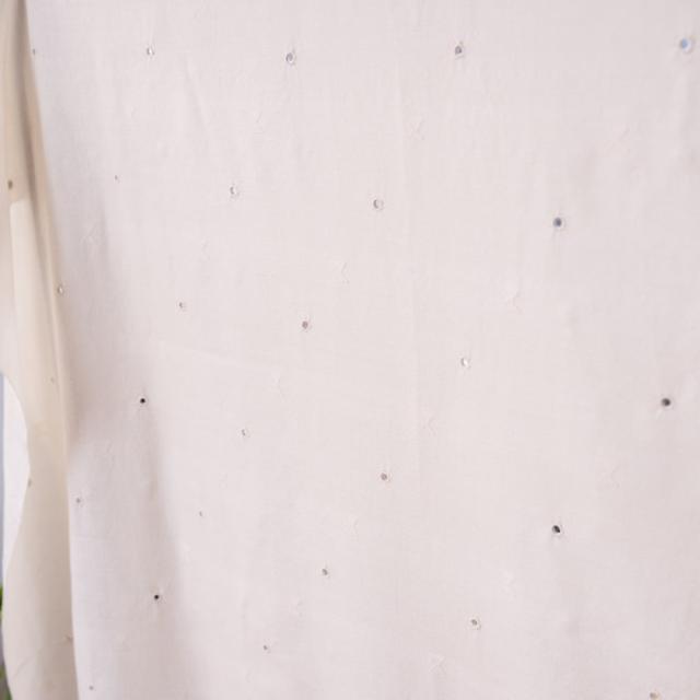 【送料無料】 ブジョーディ村の手織りショール / ストール マフラー ブランケット カッチ 刺繍 TIRAKITA(ティラキタ) ドゥパッタ スカーフ レディース エスニック衣料 アジアンファッション エスニックファッション_9