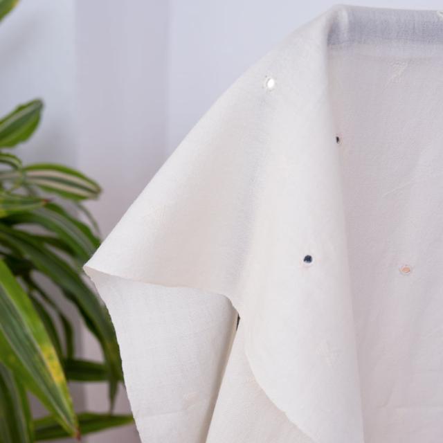 【送料無料】 ブジョーディ村の手織りショール / ストール マフラー ブランケット カッチ 刺繍 TIRAKITA(ティラキタ) ドゥパッタ スカーフ レディース エスニック衣料 アジアンファッション エスニックファッション_11
