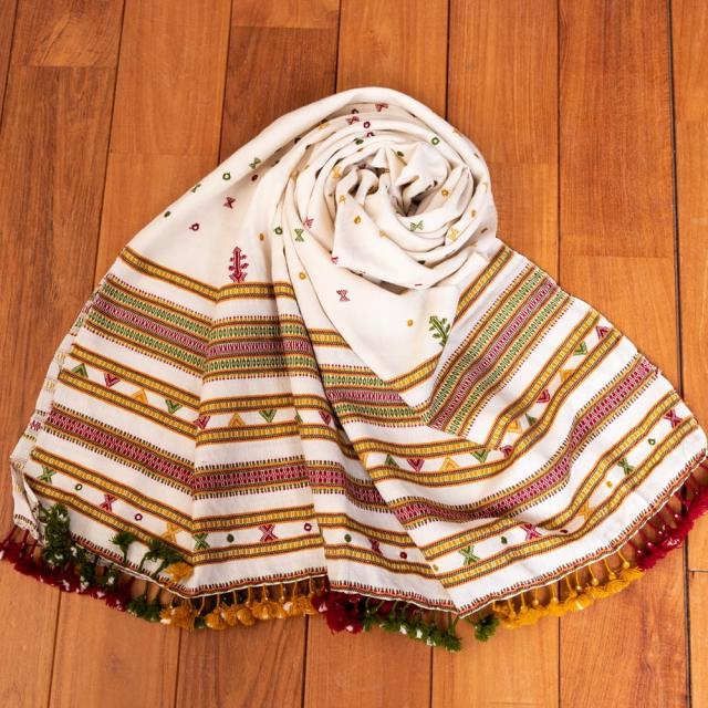 送料無料】 ブジョーディ村の手織りショール / ストール マフラー