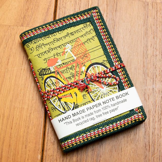 12 5cm 8 5cm インドのリサイクルペーパーメモ帳 自転車 ノート 神様 手帳 ロクタ ネパール エスニック アジア 雑貨の通販はau Pay マーケット インド アジアの雑貨と衣料 Tirakita
