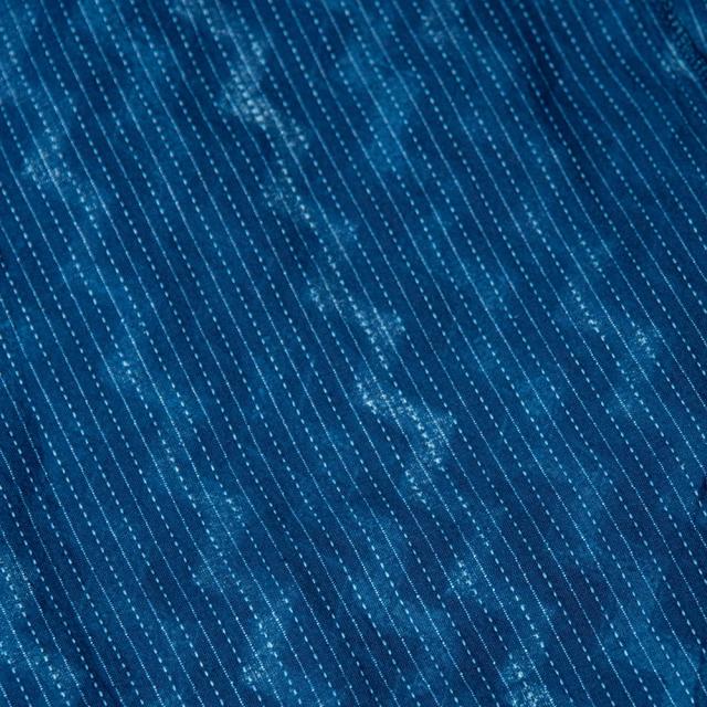 エスニック　ワンピース　手刺繍　ハンドメイド　コットン藍染　新品　タイ製 エスニック ワンピース 手刺繍 ハンドメイド コットン藍染 新品
