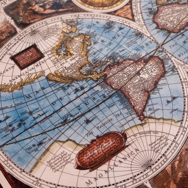 17世紀】アンティーク地図ポスター A NEW AND ACCVRAT MAP OF THE