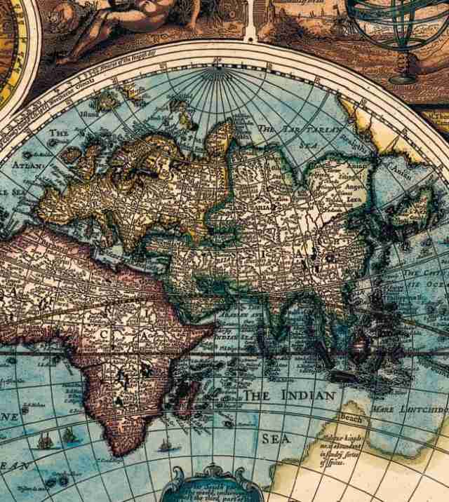 17世紀】アンティーク地図ポスター A NEW AND ACCVRAT MAP OF THE