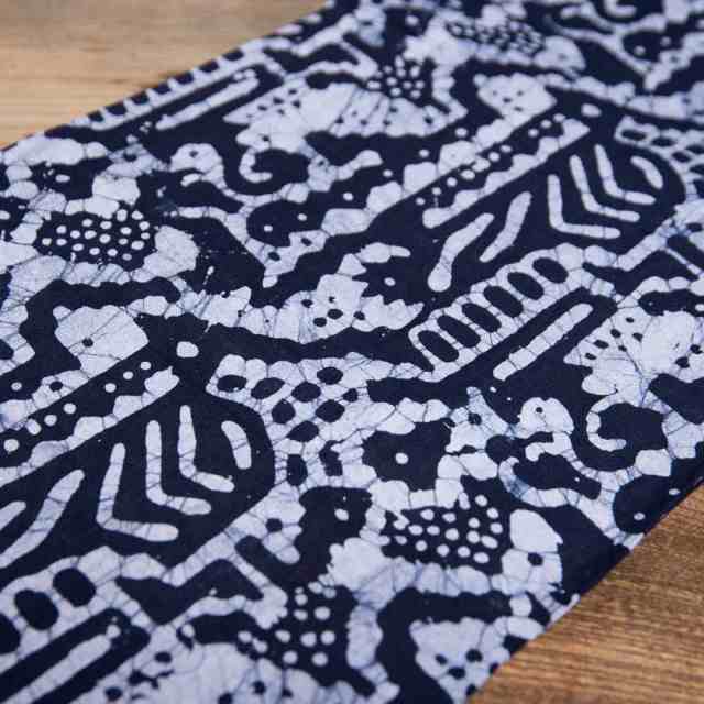正規日本代理店 アフリカ・ジンバブエ製 ろうけつ染め布（140cm×200cm