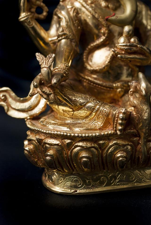 縁起 古銅 神像 ガネーシャ 銅像 古銅ガネーシャ 像 /仏像 神像