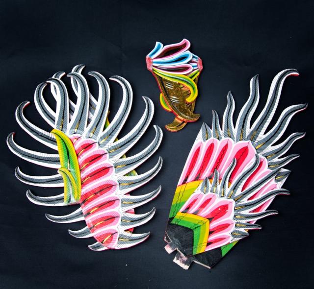 送料無料】 ガルーダ＆ヴィシュヌ像 特大サイズ70cm / ガルーダ像