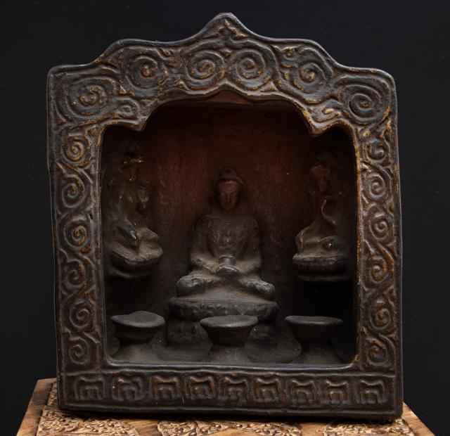 繁樓藝雕 仏像 普賢菩薩 木彫り 置物 開運十二干支お守り本尊 風水