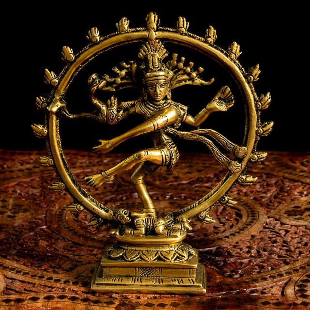 【送料無料】 ダンシング シヴァ（約20.5cm） / シヴァ像 神様像 ナタラジ ヒンドゥー教 ナタラージャ インド 置物 エスニック アジア 雑貨の通販は 7,286円