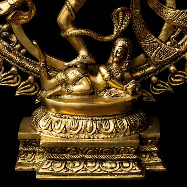 ダンシングシヴァ シバ神 仏像 工芸品 ヨガ インド ヒンドゥー - 置物