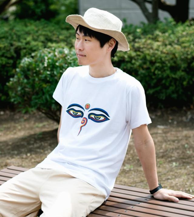 OLD STUSSY民族調ネックTシャツ