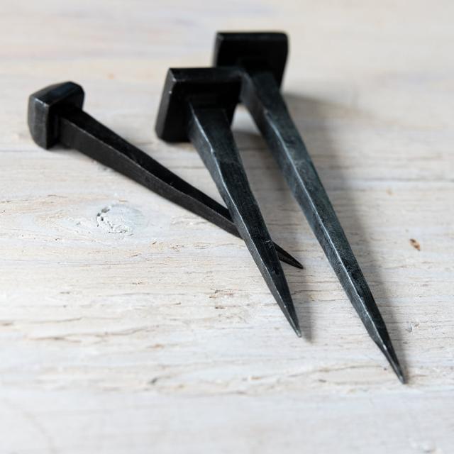 【貨物輸送無料】 【50個SET】お買い得！ バーラットのアイアン 釘 ネイル 真四角 【8.5糎】 / くぎ DIY 室内装飾 ハンガー アジアン エスニック