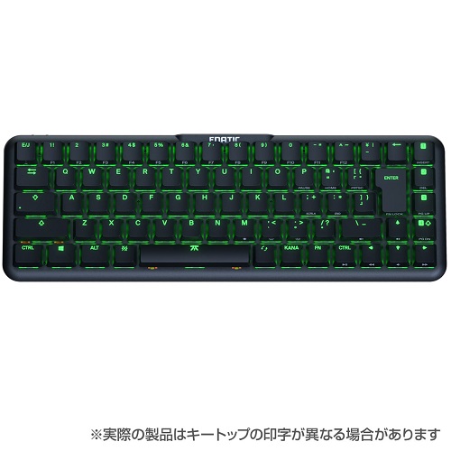 Fnatic KB0005-007 ブラック 有線キーボード 71キー 日本語配列 【公式
