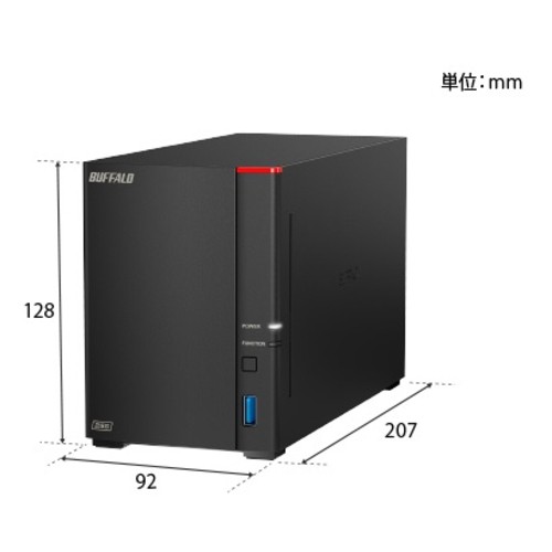 バッファロー(BUFFALO) LS720D1202 2.5GbE DTCP-IP 対応 NAS 2ドライブ 12TB