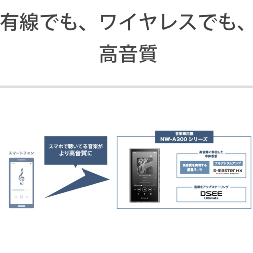 SONY NW-A306 32GB デジタルオーディオプレーヤー SDカード付き