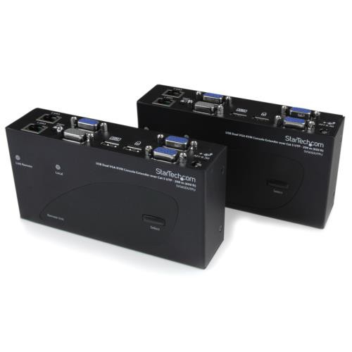 StarTech(スターテック) SV565DUTPU Cat5使用デュアルVGA対応KVM延長器 最大200m延長の通販は