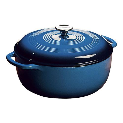 ロッジ(lodge) EC7D33(ブルー) エナメルダッチオーブン 7.8クォートの通販は