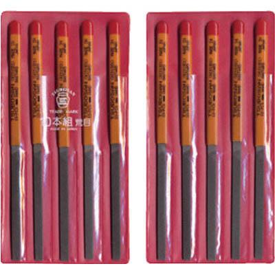 ツボサン HI010-01 組ヤスリ 10本組 平 荒目 4,891円